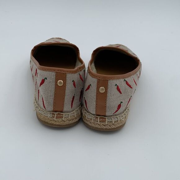 GH Bass Co chili pepper embroidered slip on espadrilles flats size 8.5 - Picture 9 of 11